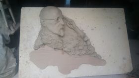 Bas-reliéf T. G. Masaryka pro Chust