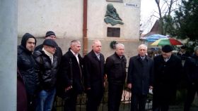 Odhalení pamětní tabule T. G. Masaryka v Chustu