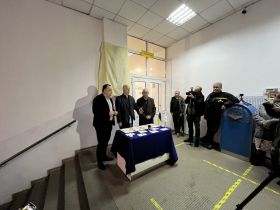 Gočár tabule Užhorod odhalení