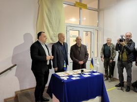 Gočár tabule Užhorod odhalení