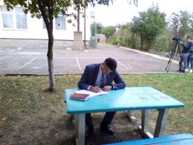 Odhalení tabule Tomáše Bati v Korytňanech 2020