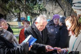 Setkání u busty Masaryka