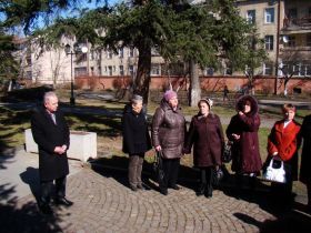 Setkání u busty Masaryka