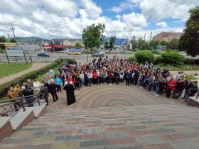 Odhalení basreliéfu Masaryka v Mukačevu 2019