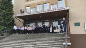 Odhalení basreliéfu Masaryka v Mukačevu 2019