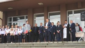 Odhalení basreliéfu Masaryka v Mukačevu 2019