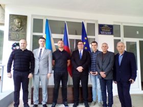 Odhalení busty Ivana Olbrachta v Polyaně 2021