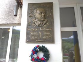 Odhalení busty Ivana Olbrachta v Polyaně 2021