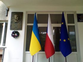 Odhalení busty Ivana Olbrachta v Polyaně 2021