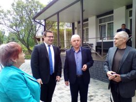 Odhalení busty Ivana Olbrachta v Polyaně 2021