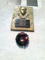 Odhalení pamětní tabule Františka Továrka v Holubiném 2021