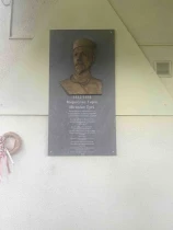 Odhalení pamětní desky Miroslava Tyrše v Perečině