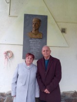 Odhalení pamětní desky Miroslava Tyrše v Perečině