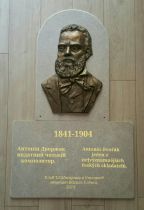 Pamětní tabule Antonín Dvořák KlubTGM Sličko 2024