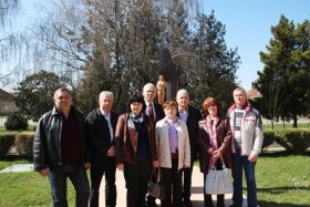 Odhalení tabule J. A. Komenského v Mukačevu