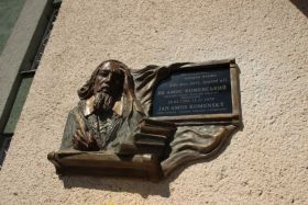 Odhalení tabule J. A. Komenského v Mukačevu