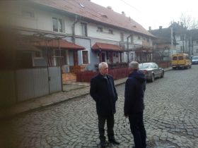 Návštěva Chustu - jednání o tabuli T. G. Masaryka