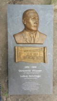 Pamětní tabule – architekt Ludwig Oelschläger