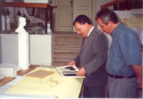 Z archivu - odhalení busty Masaryka